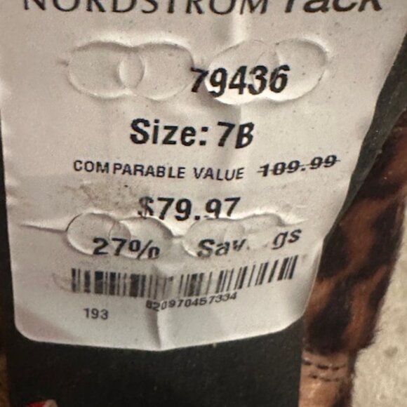 Aldo Bodelva Lace-Up Leopard Hi Ankle Boots High Chunk Heal Sz 7 - NWT - Picture 6 of 8